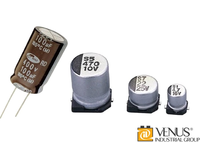 انواع خازن الکترونیکی